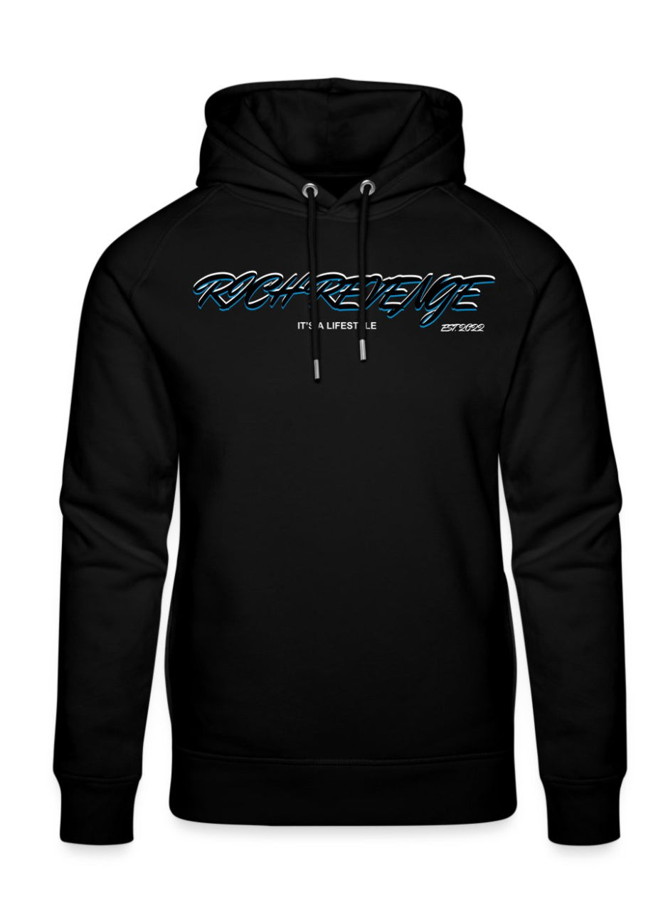 Rich Revenge Hoodie Wit - Blauw