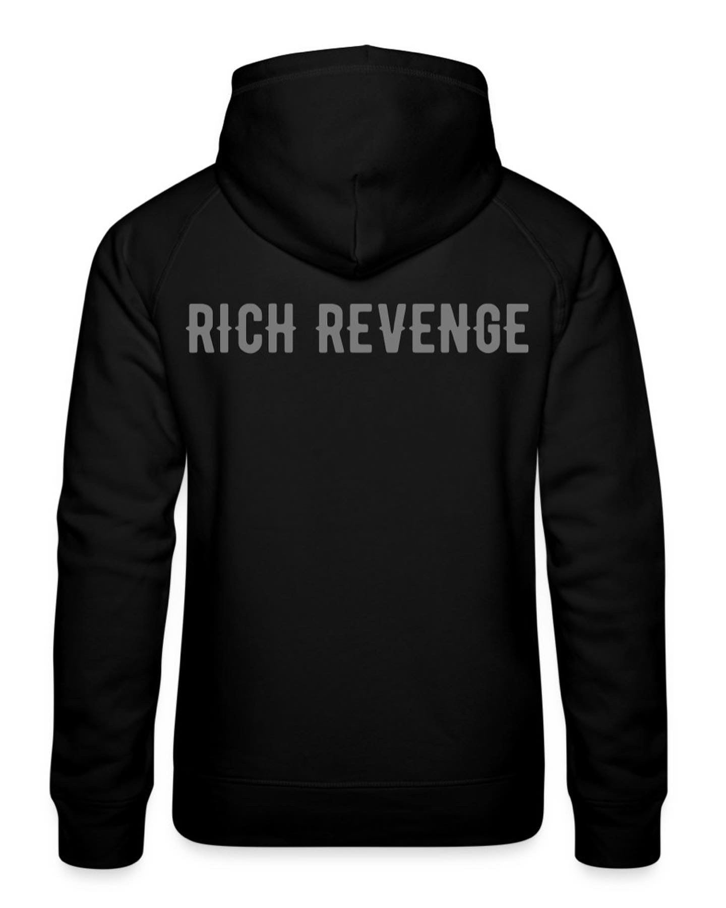 Rich Revenge Hoodie Black Grey