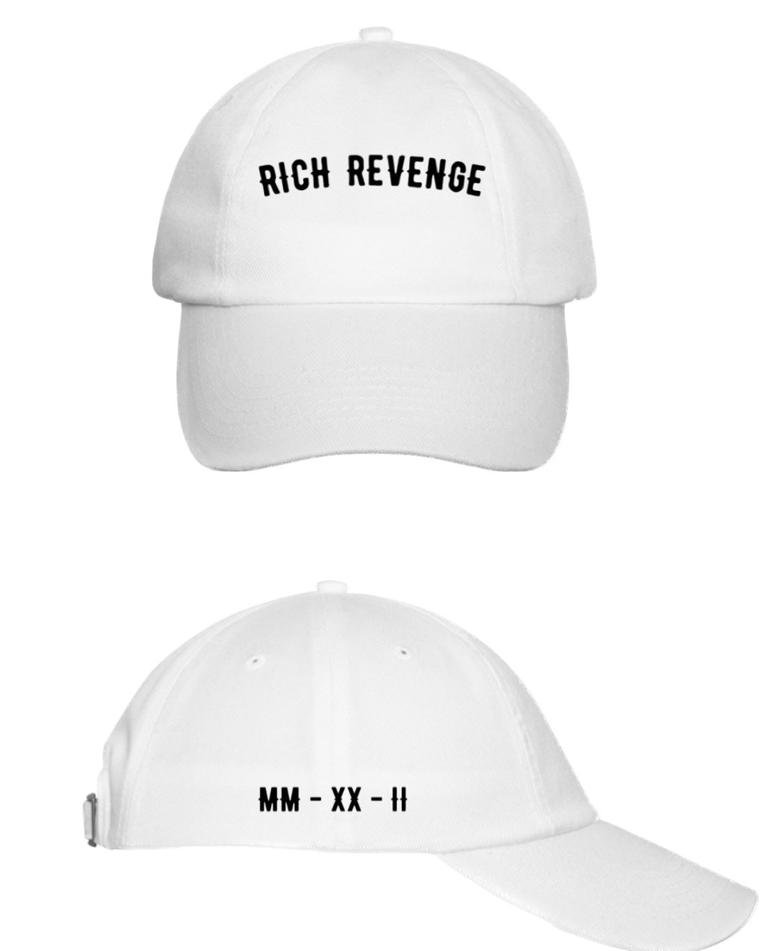 Rich Revenge White Cap