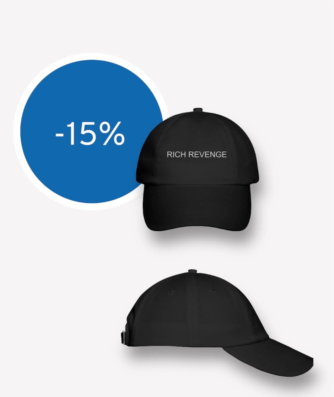 Rich Revenge Black Cap ‘23’